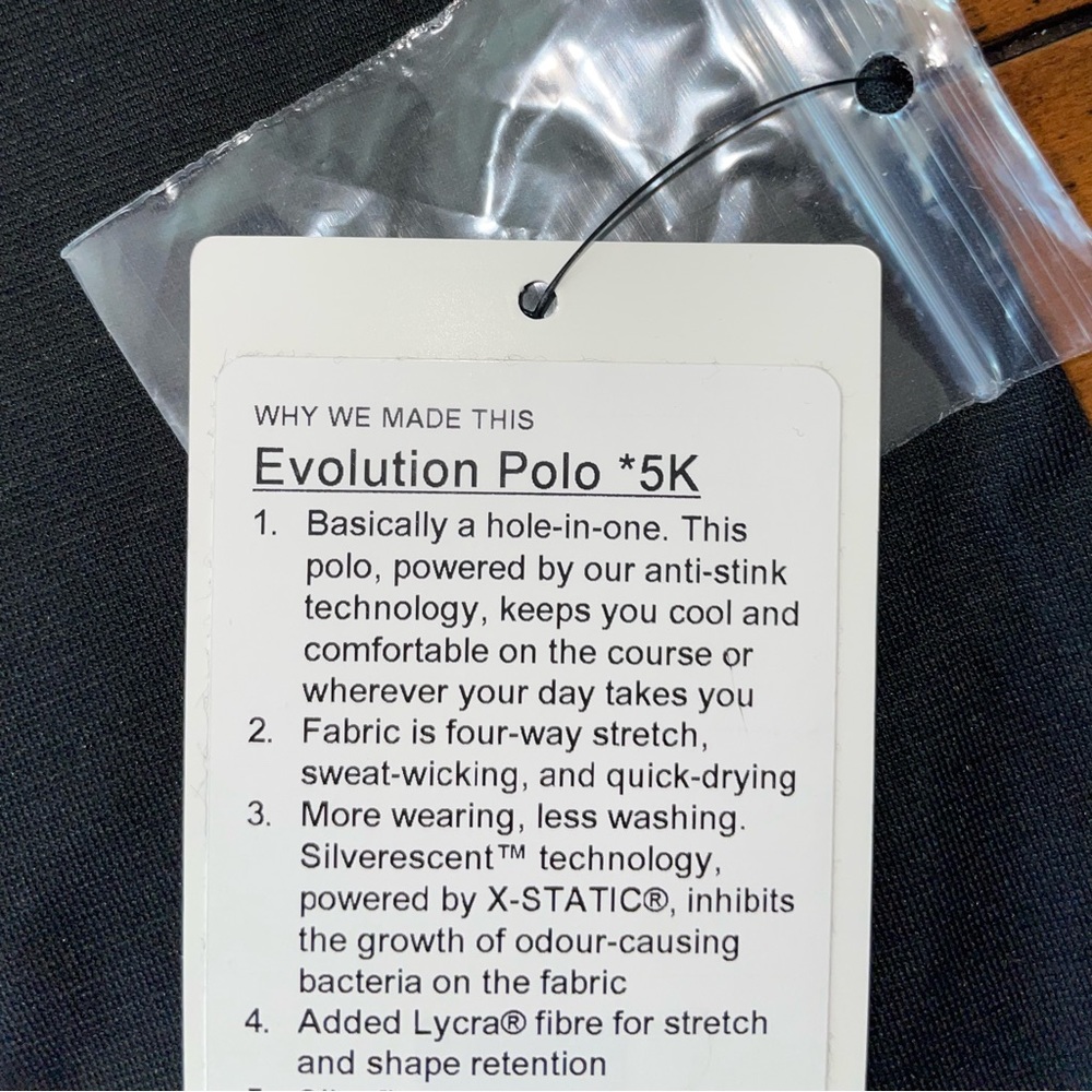 Mens Lululemon x Rose Bowl Evolution Polo 5K, MSRP $98 - Picture 3 of 5